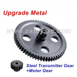 WLtoys XK 144001 Upgrade Parts-Metal Reduction Gear, Transmitter Gear+Motor Gear