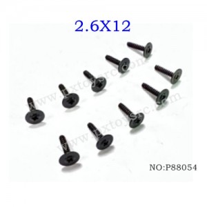 ENOZE RC Car Screw Parts 2.6X12 Screw P88054 For 9000E 9002E