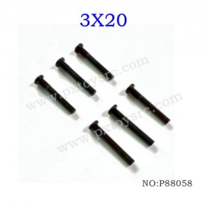 ENOZE RC Car Screw Parts 3x20 Half -Teeth Scolw P88058 For 9000E 9002E