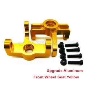 wltoys 144001 Upgrade aluminum Front Wheel Seat Yellow
