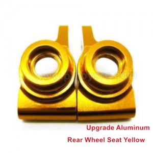 wltoys 144001 upgrade Metal Rear Wheel Seat Yellow 