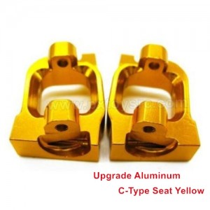 lc racing 1/14 Car upgrade parts Metal C-Type Seat Yellow