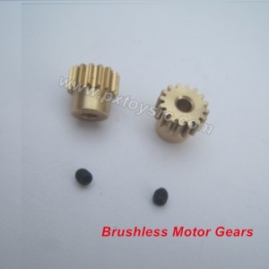 HBX Dune Thunder 12891 Parts Brushless Motor Pinion Gears 16T+Set Screws 3X3mm 12528