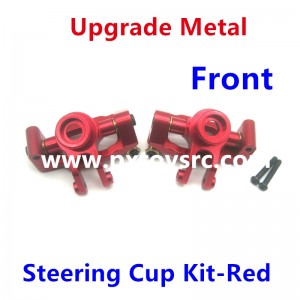 PXtoys 9200 Parts Upgrade Metal Front Steering Cup Kit-Red
