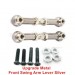 WLtoys 144001 Parts Upgrade Metal Front Swing Arm Lever Silver