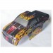 HBX 2078C car parts Body Shell-Black&Red 24204