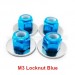 LC Racing EMB 1/14 Car upgrade parts M3 Locknut Blue