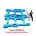 wltoys 144001 parts upgrade Metal Front Swing Arm Blue
