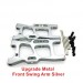 LC Racing 1/14 Car Parts Upgrade Metal Front Swing Arm Silver