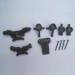 HBX 12813 1/12 2.4G 4WD Monster Truck Parts Steering Hubs+Shock Towers 12605R, HaiBoXing Survivor Mt Parts