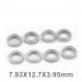 HBX 16889 16889A Parts Ball Bearings (7.93X12.7X3.95mm) 793127, HBX Ravage Parts 
