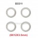 REMO HOBBY 1631 Smax Parts Ball Bearings (8X12X3.5mm) B5511