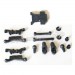 HBX 2078B spare parts-Suspension Arms+Shock Absorber Plastic Parts+Front Gear Box Mount 24022