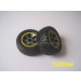 PXtoys 9204E Parts Tire, Wheel-Yellow
