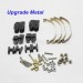 JJRC Q65 D844 Military Truck Upgrade Metal Parts-Shock Frame+Shock Absorbing Plate Kit-Black
