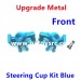 PXtoys 9204E Truck Upgrade Metal Front Steering Cup Kit-Blue