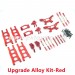 RC Car ENOZE 9200E 9202E 9203E 9204E Upgrade Alloy Kit-Red