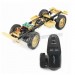 JJRC Q65 D844 Crawler Military Truck Parts Car Frame Assembly+Transmitter-Yellow